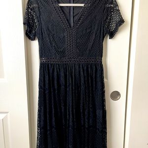 Black Altered State Lace Dress